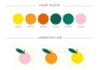 design your brand logo and color palette